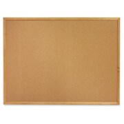 QUARTET Quartet QRT308 Cork Board- 1-.75in. Frame Face- 8ft.x4ft.- Oak Frame-Nat. Finish QRT308